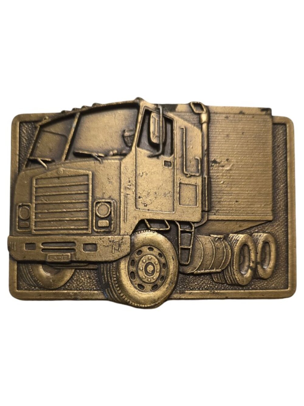 Cabover Truck Belt Buckle COE Bendix Advertising Promotional Semi Trucker Vintag